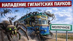 Село Молочное — локация с гигантскими пауками и старым трамваем, где должен побывать каждый настоящий блогер