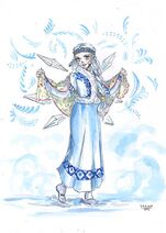 30.12.2019: Ледяная фея в русском стиле.