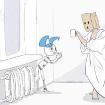 4.12.2021: Технобог творит первую роботессу из ребра паровой батареи.gallery