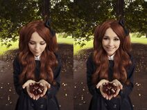 3.10.2018: Каштановой порою каштановая дева каштаны подаёт.