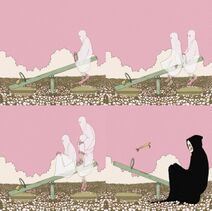 26.2.2023: Как лягушка с призраками на качелях кататься попыталась.