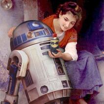 15.7.2019: Девушка с дроидом.