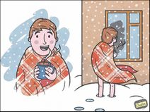 27.1.2020: Время налить горячего чаю, закутаться в тёплый пледик и смотреть в окно.