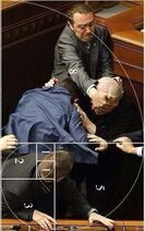 21.7.2019: Один видит драку в парламенте, другой —гармонию золотого сечения.