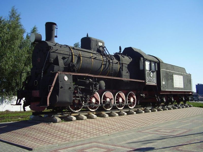 Файл:Паровоз в Грязях.JPG