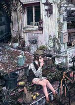 18.9.2019: У веранды на ступенях в предосенних настроеньях.