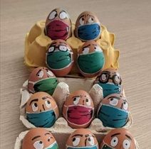 19.4.2020: Яйца на самоизоляции.