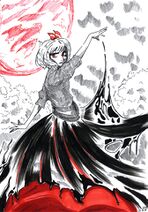 24.8.2022: Юбка, сшитая из тëмной материи вселенной.