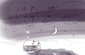 На Северном небе существует созвездие Сонной Лисички. И Доброго Волка