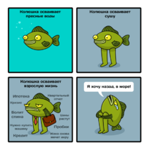 1.12.2022: Эволюционный тупик: от рыбы до офисного планктона.