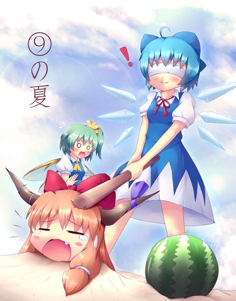 Файл:Cirno and suika play.jpeg