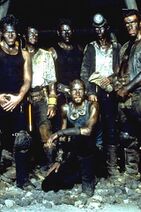 Группа Rammstein на встрече со стахановцами.