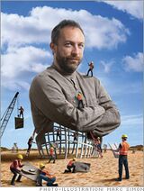 Памятник Джимбо, который строят волонтёры.