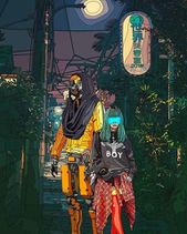 9.2.2020: Ночь, улица, вебкамера, хайтеки.