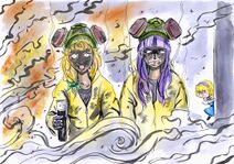 26.5.2021: Девчуля волосы покрасит в цвет сирени, Блондинкой станет девочка другая. Вот только с химией у них серьëзные проблемы — Не могут сделать то, полдома не взрывая.