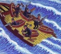 26.6.2019: Распильщики на море.