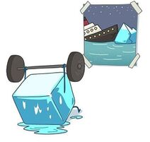 12.8.2019: Каждый кубик льда мечтает стать знаменитым айсбергом.