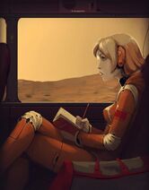 Алиса Селезнёва на школьной летней практике по межпланетному обмену