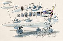 Послепосадочная очистка корпуса от налипших летающих тарелок